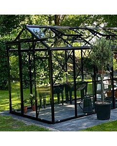 Gardenmeister Prestige 800 Gewächshaus Sicherheitsglas 4 mm schwarz GM508101