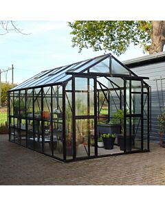 Gardenmeister Four Seasons 500 Gewächshaus Sicherheitsglas 4 mm schwarz GM645100