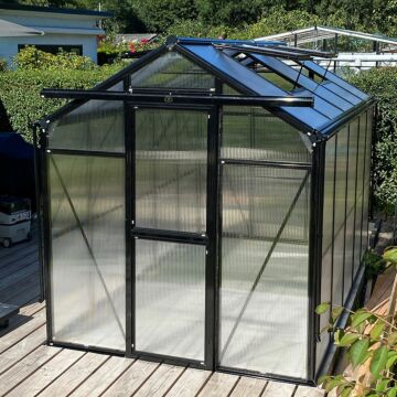 Gardenmeister Prestige 300 Gewächshaus Polycarbonat 8 mm schwarz GM503100